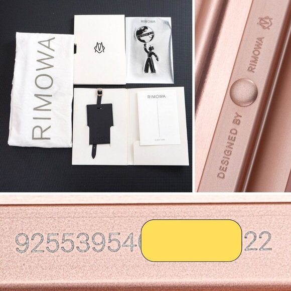 RARE Authentic RIMOWA Original Cabin 35L Carry-on Suitcase Travel Luggage Pink - Picture 3 of 10